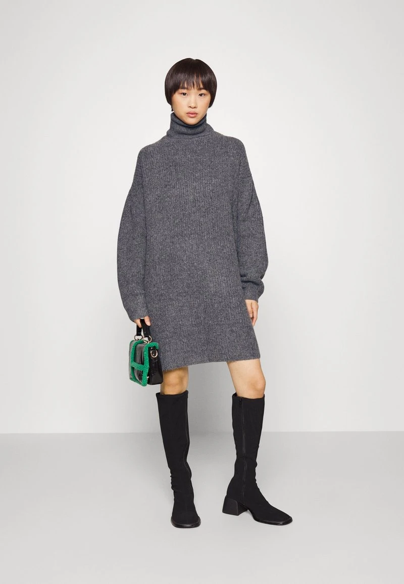 Strickkleid - Dark Grey – Bild 2