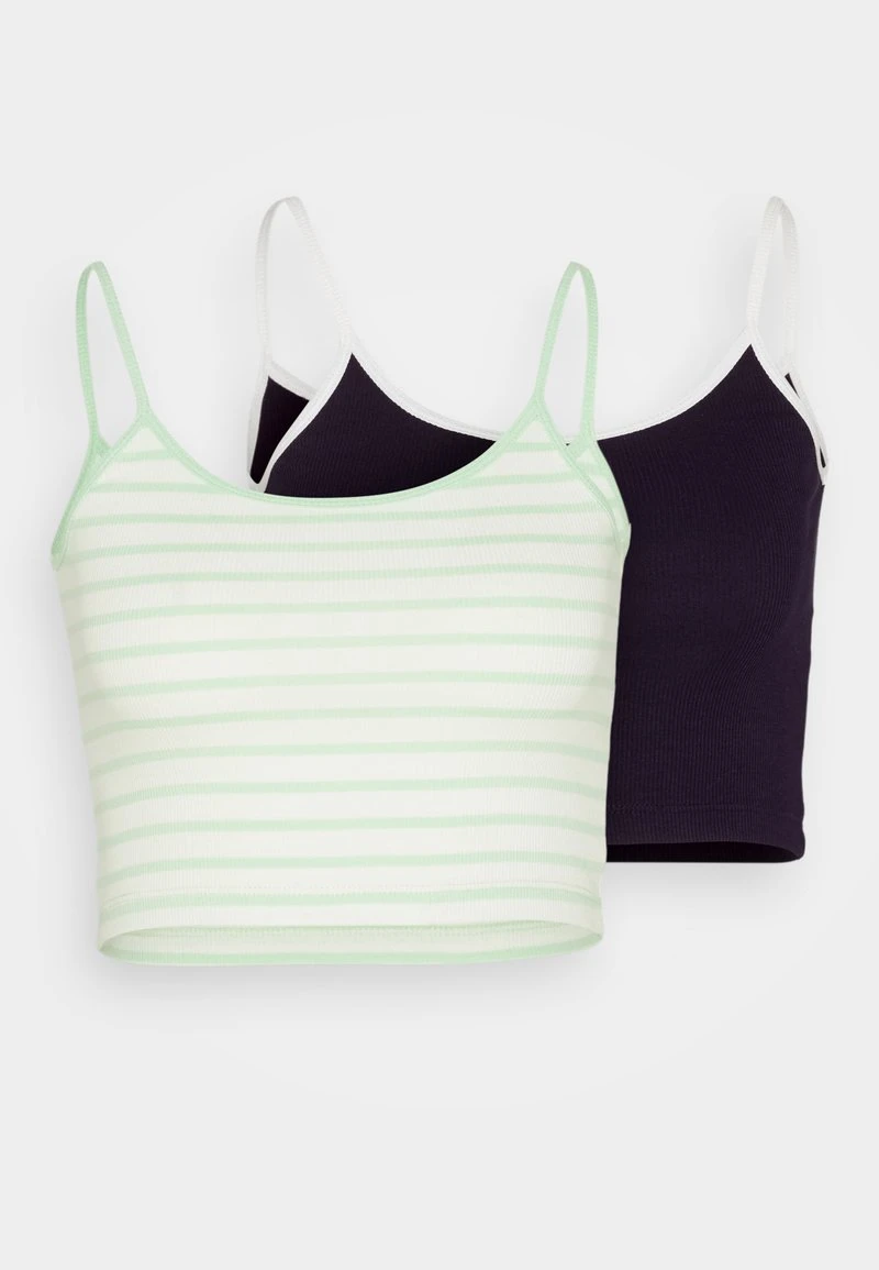 Even&Odd MULTI ROUND NECK 2 PACK - Top - Blue/white – Bild 6