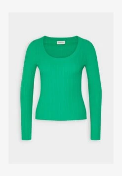 Even&Odd RIBBED - VARIEGATED - Strickpullover - Green