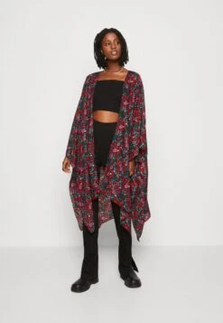Even&Odd FLORAL - Leichte Jacke - Red