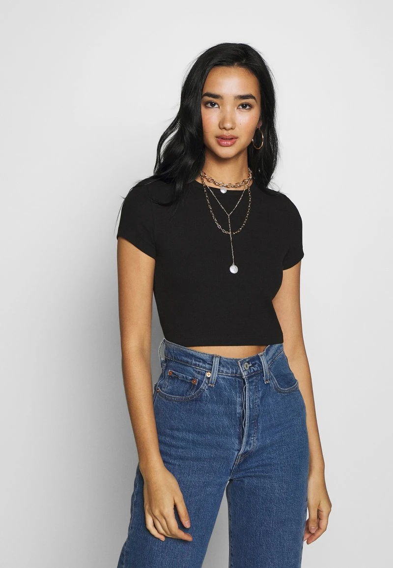 Even&Odd 3 PACK - T-Shirt Basic - White/black/light Grey – Bild 6