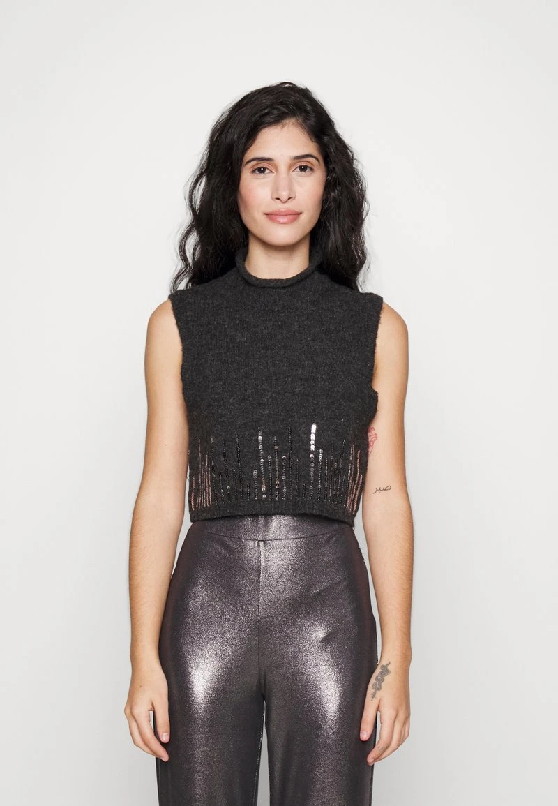 Stoffhose - Black/silver – Bild 5