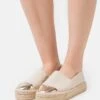Even&Odd Espadrille - Beige/ Gold