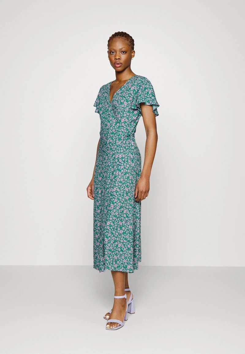 Even&Odd Freizeitkleid - Green/purple