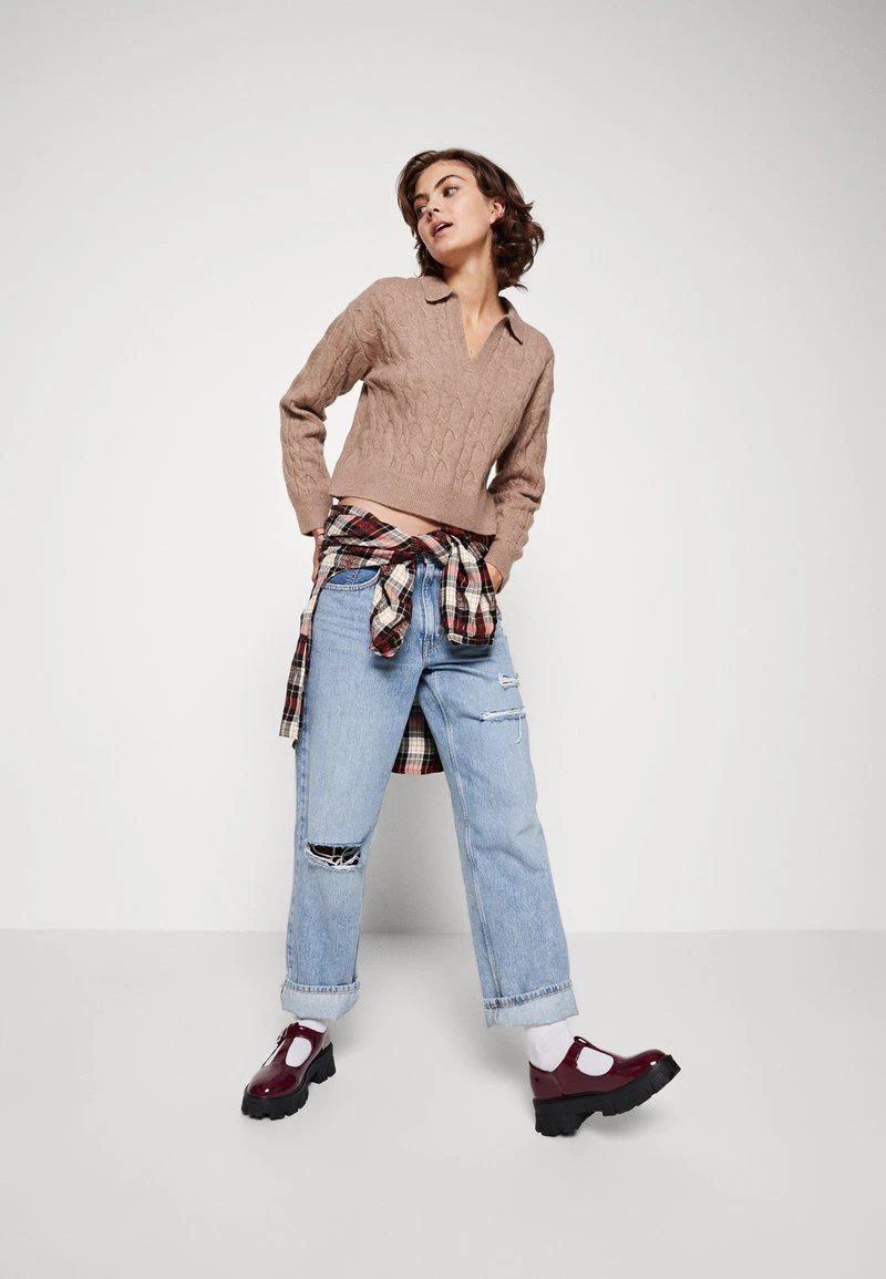 Even&Odd Strickpullover - Taupe – Bild 2