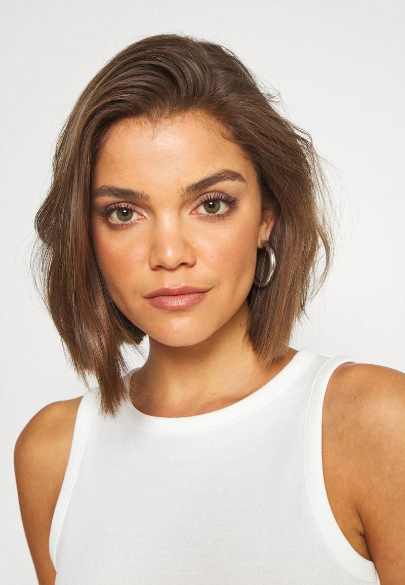 Even&Odd 2 PACK CROPPED TANK - T-Shirt Basic - Black/white – Bild 6