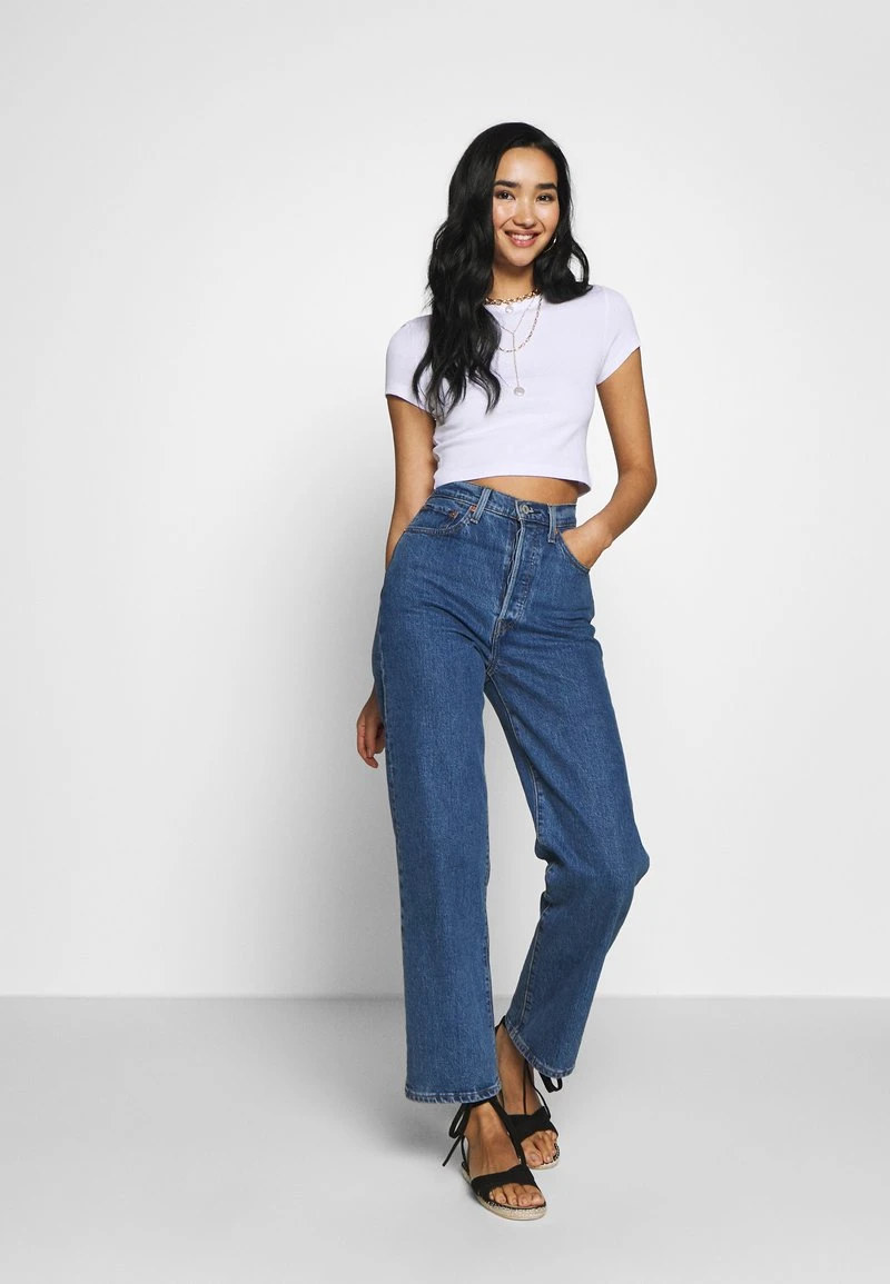 Even&Odd 3 PACK - T-Shirt Basic - White/black/light Grey – Bild 2