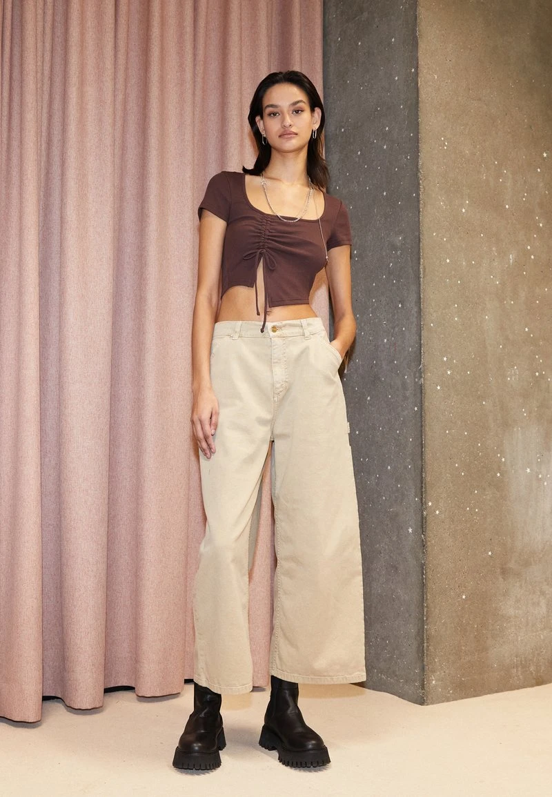 Even&Odd T-Shirt Print - Brown – Bild 2