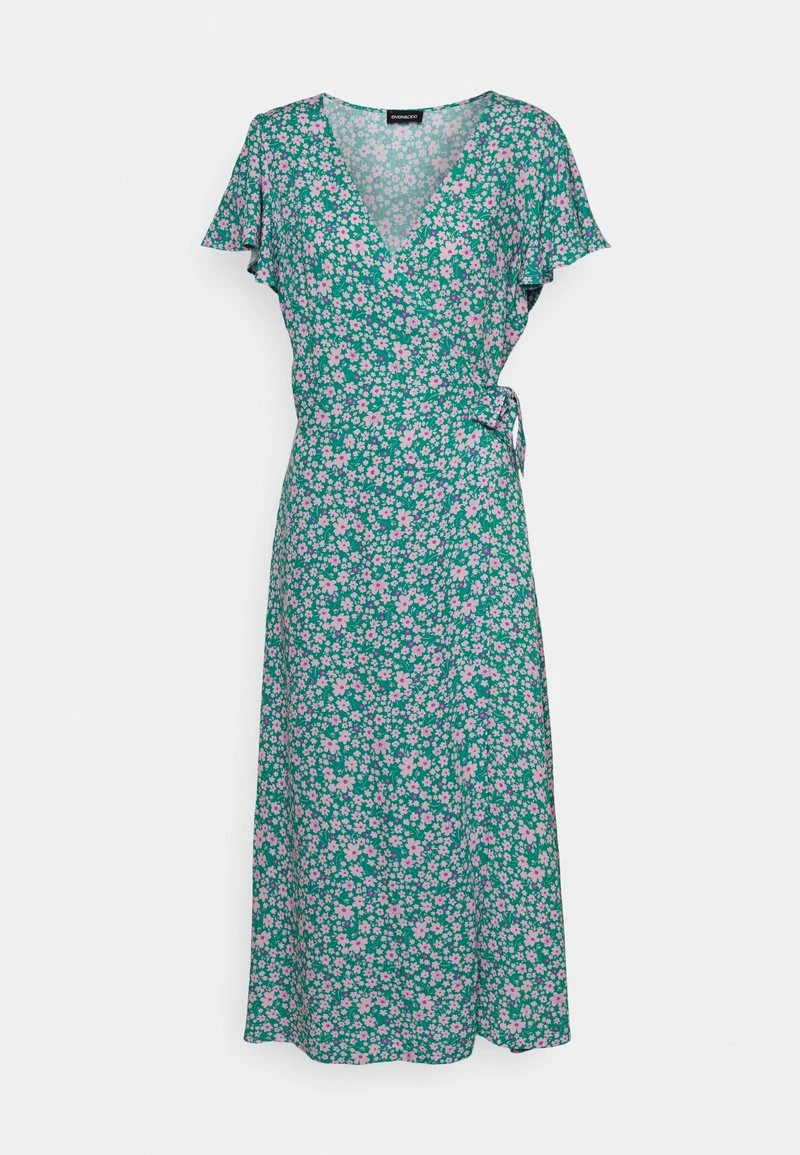 Even&Odd Freizeitkleid - Green/purple – Bild 5