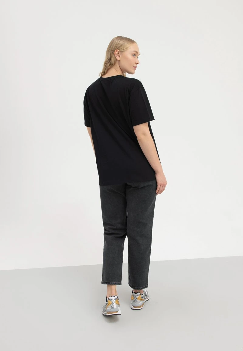 T-Shirt Print - Black – Bild 3